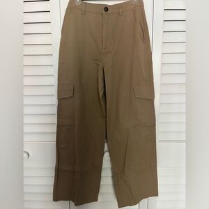 Nordstrom BP High Waisted Wide Leg Cargo Pant